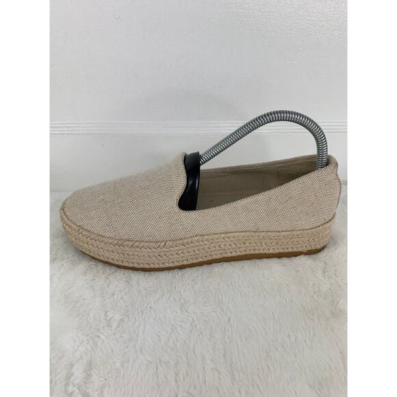 ESPRIT Women’s Carina Tan Canvas Slip-On Espadrille Shoes Size 8M - Picture 4 of 10